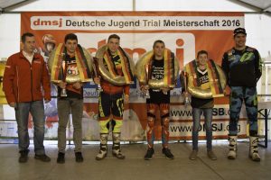 Gruppenfoto dmsj - Deutsche Jugend-Trial-Meisterschaft 2016